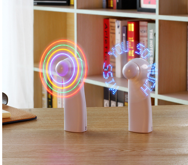 ROM001 Portable Mini LED Light Fan